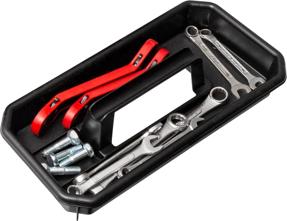 Akro-Mils 09514BLACK 14-Inch ProBox Tool Box with Removable Tray – 1-Pack, Black – Black / 1-Pack – product detail