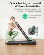 UREVO URTM039 Walking Treadmill – with handle bar – product detail