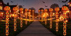 Viewpick VPK-74 6-Pack Solar Pumpkin Chain Stake Lights – Orange – product detail