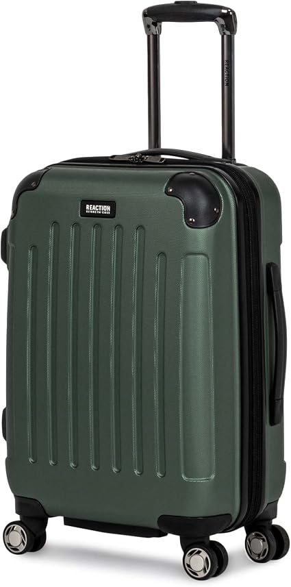 Kenneth Cole REACTION 5707206C Hardside Carry-On Suitcase – 20-Inch Carry On, Cilantro
