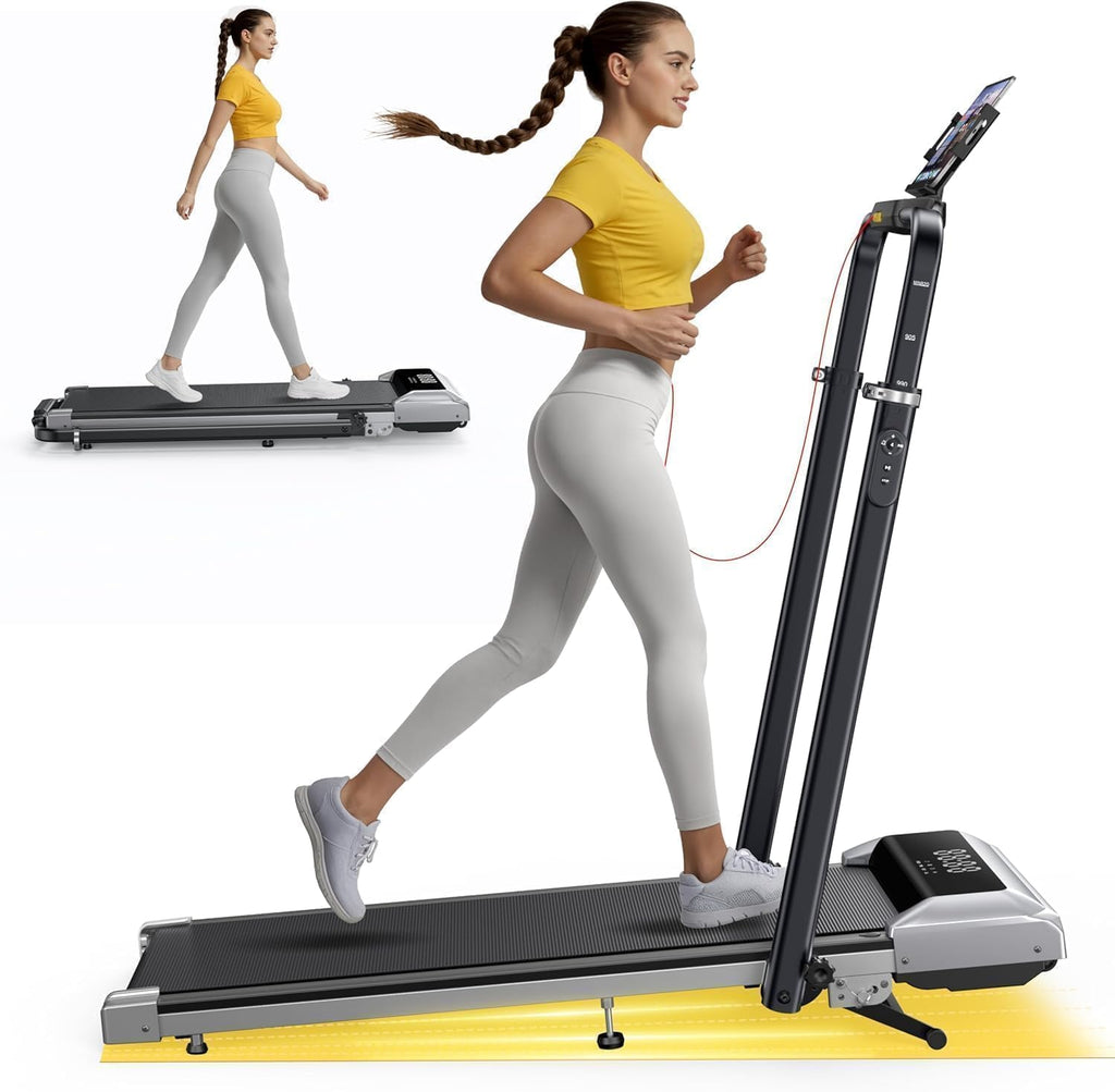 TOPUTURE Under-Desk Walking Treadmill – Black