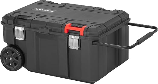 CRAFTSMAN CMST17870 30-Gallon VERSASTACK Rolling Tool Chest – Black, Red
