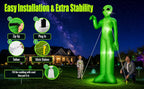zukakii QM-WS-026 12-Foot Halloween Alien Inflatable – green – product detail