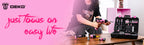 DEKOPRO 126-Piece Cordless Drill and Hand Tool Set – Pink – product detail