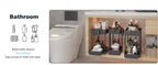 Sevenblue Two-Tier Under-Sink Organizers, Black, 3-Pack