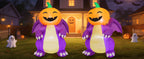 COMIN CO-69725 6-Foot Halloween Pumpkin & Dragon Inflatable – Purple – product detail