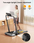 TOPUTURE Under-Desk Walking Treadmill – Black – product detail