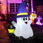 GOOSH DJ-WS-69073 5-Foot Halloween Wizard Ghost Inflatable – 5 Foot Halloween Inflatable White – product detail