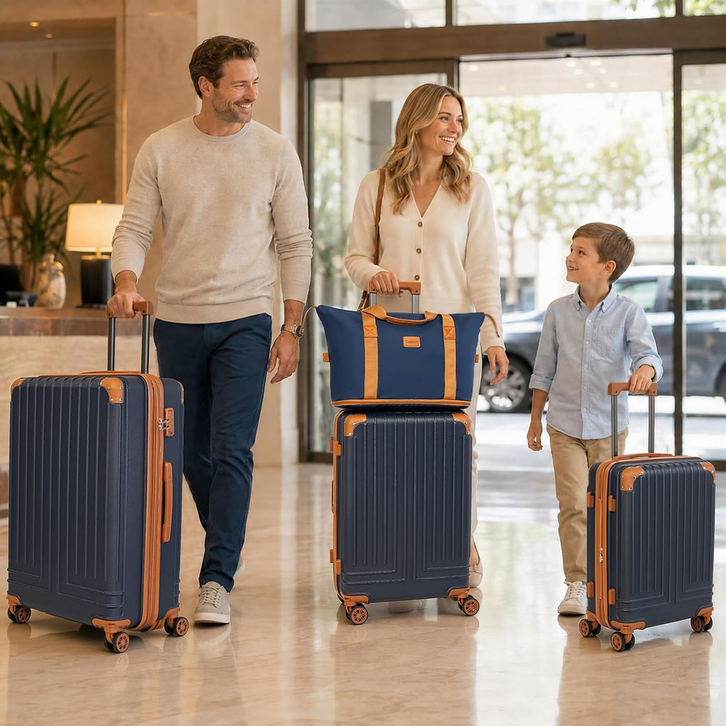 Cosbarn ZYK001 Hardside Luggage Set – Large, PorscheBlue – product detail