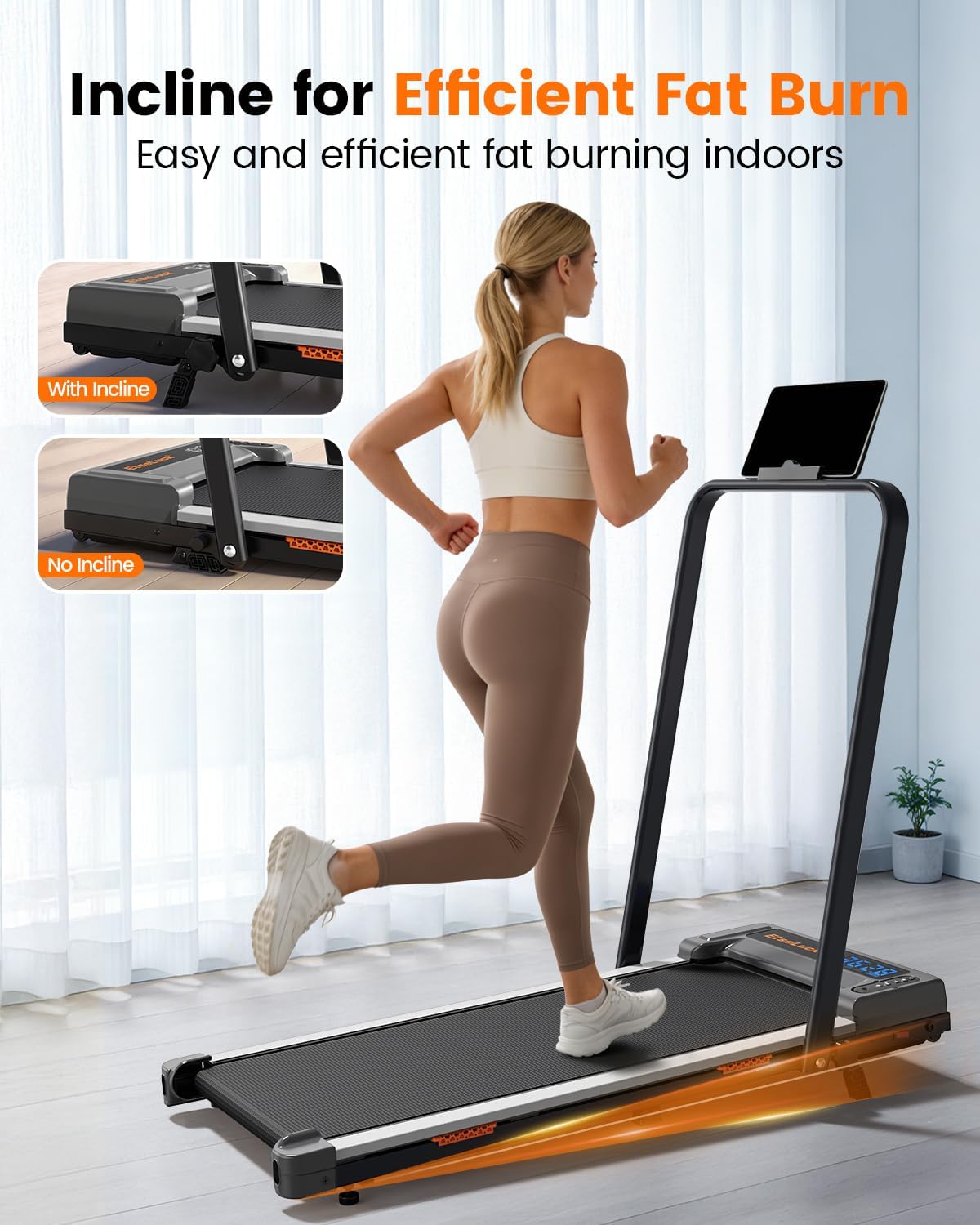 Elseluck Walking Treadmill – black – product detail