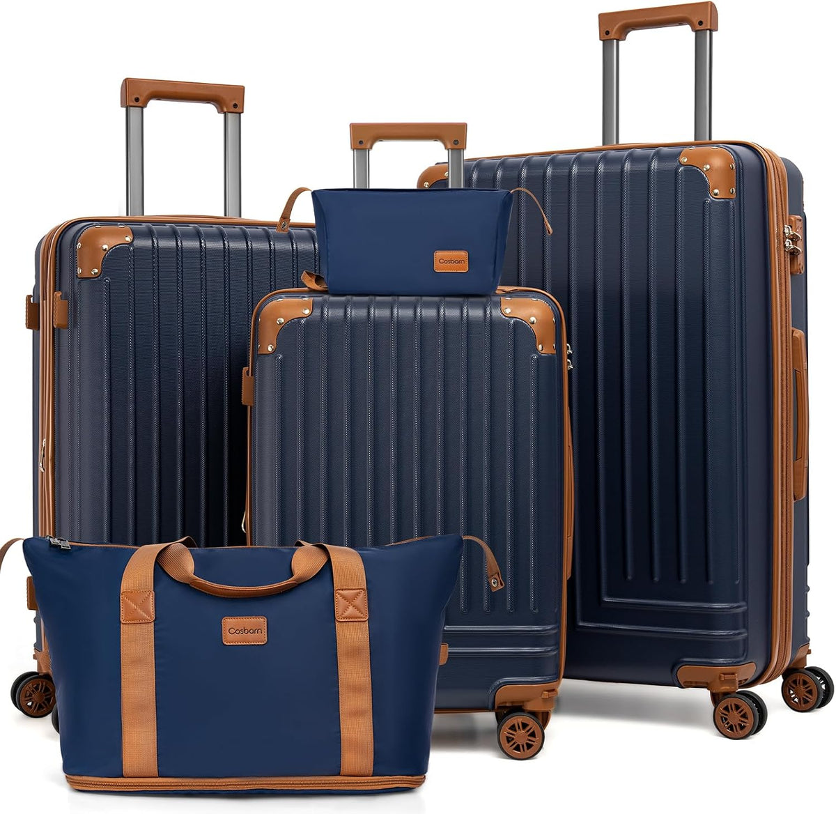 Cosbarn ZYK001 Hardside Luggage Set – Large, PorscheBlue