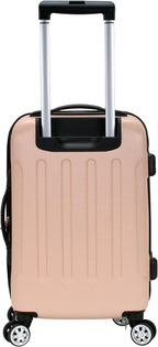 Rockland F1901-CHAMPAGNE Hardside Carry-On Suitcase – Carry-on 20", Beige – Beige / Carry-on 20" – product detail