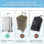 Yotako TJO543-30 Luggage Cover – 30inch, 90%clear 10%grey – 90%clear 10%grey / 30inch – product detail