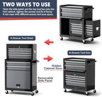 AIRAJ 327Black-tool chest 8-Drawer Rolling Tool Chest with Detachable Top – Black – product detail