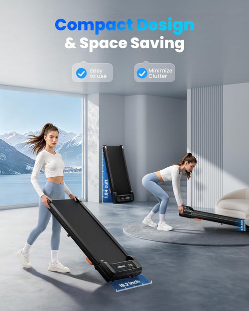 Abonow Under-Desk Walking Treadmill – Black – product detail