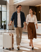 Coolife yd72 Hardside Suitcase – M(24in), apricot white – apricot white / M(24in) – product detail