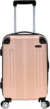 Rockland F1901-CHAMPAGNE Hardside Carry-On Suitcase – Carry-on 20", Beige