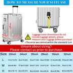 Yotako TJO543-30 Luggage Cover – 30inch, 90%clear 10%grey – 90%clear 10%grey / 30inch – product detail