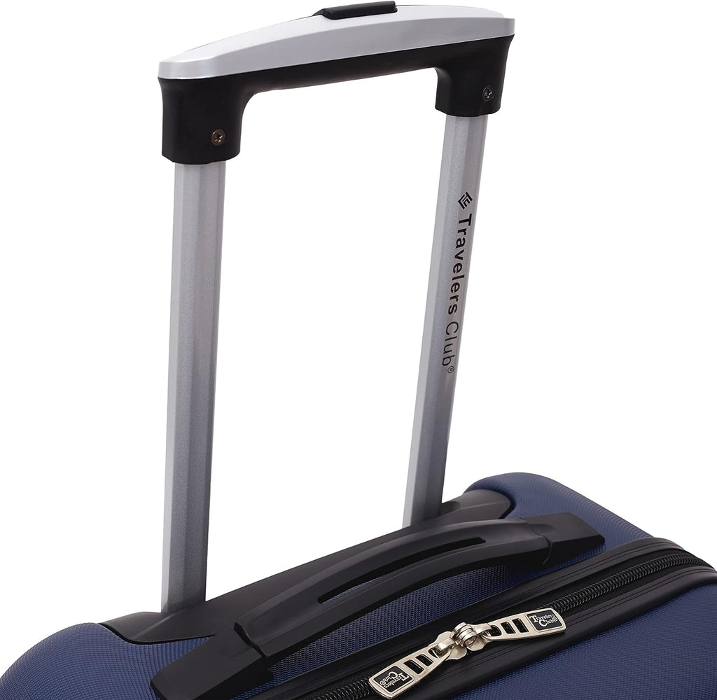 Travelers Club TBF-A1620-410 Suitcase – 1-Piece (20-Inch), Navy Blue – Navy Blue / 1-Piece (20-Inch) – product detail