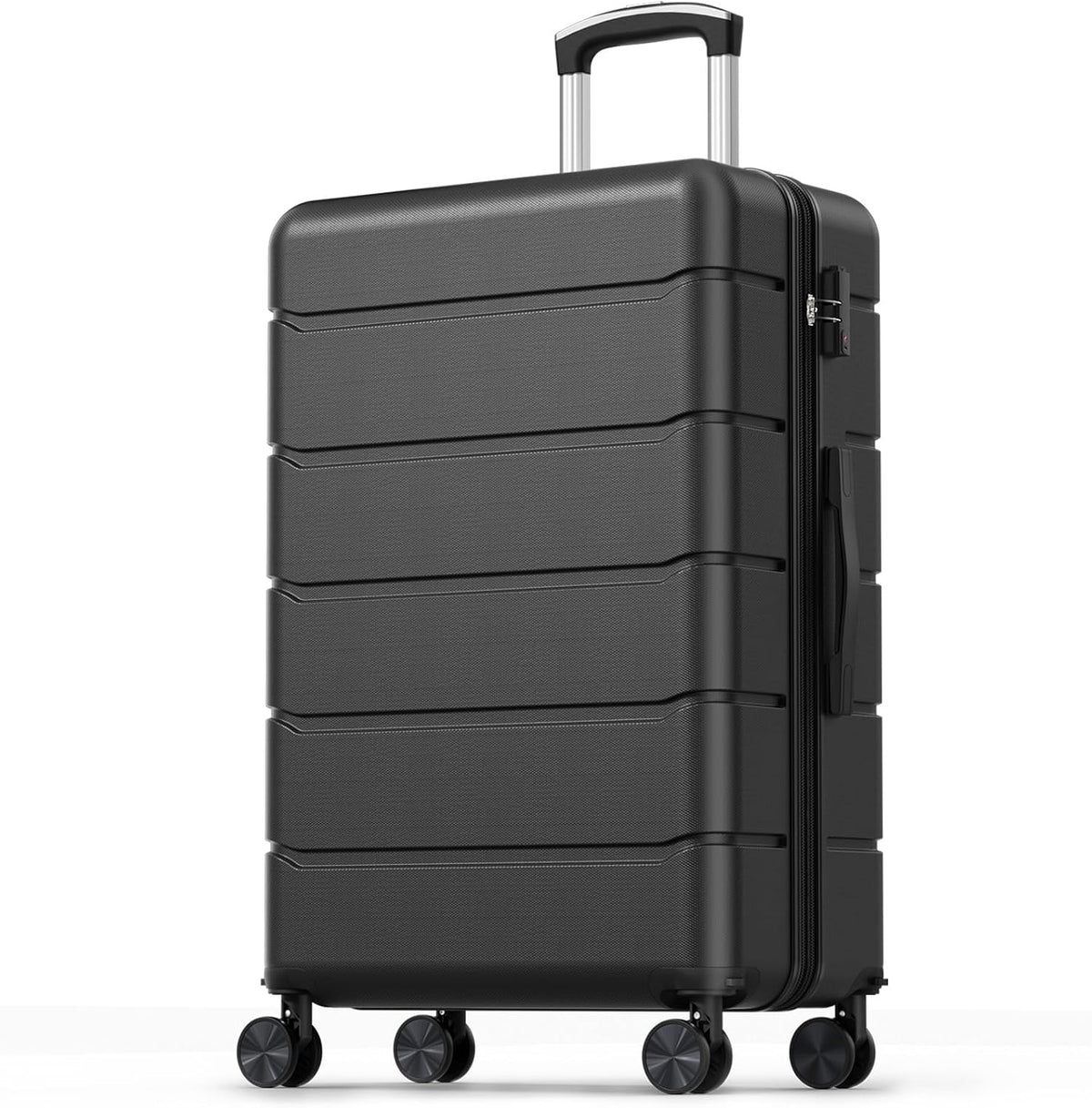 Sweetcrispy V2-2LG-28BK Hardside Suitcase – 28 Inch, Black