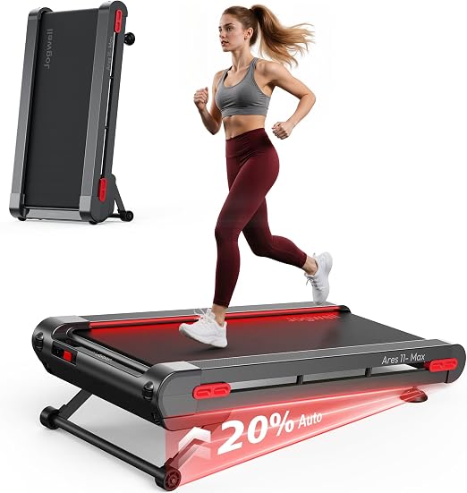 JOGWELL Ares 11 Walking Treadmill – X-Large, Black
