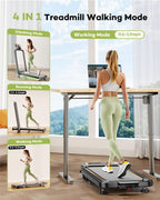 Trisomy SD-380F Under-Desk Walking Treadmill – Silver – product detail