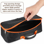 Zelphvt 5507DATD4778 Oxford Fabric Zippered Tool Bag – Black – product detail