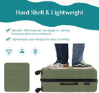 OLIXIS OLXLX-20IN Hardside Carry-On Suitcase – 20 IN, Olive Green – Olive Green / 20 IN – product detail