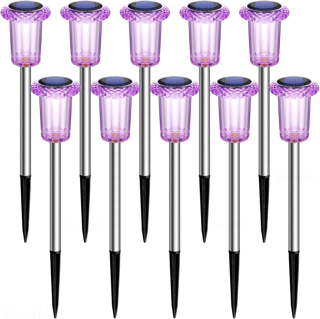 DenicMic CL-XDC Halloween Solar Lights – Purple 10Pack – product detail