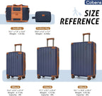 Cobens HLG-5PCS-PorscheBlue Luggage Set – 5 Piece Sets (20/24/28/DB/TB), Blue – Blue / 5 Piece Sets (20/24/28/DB/TB) – product detail