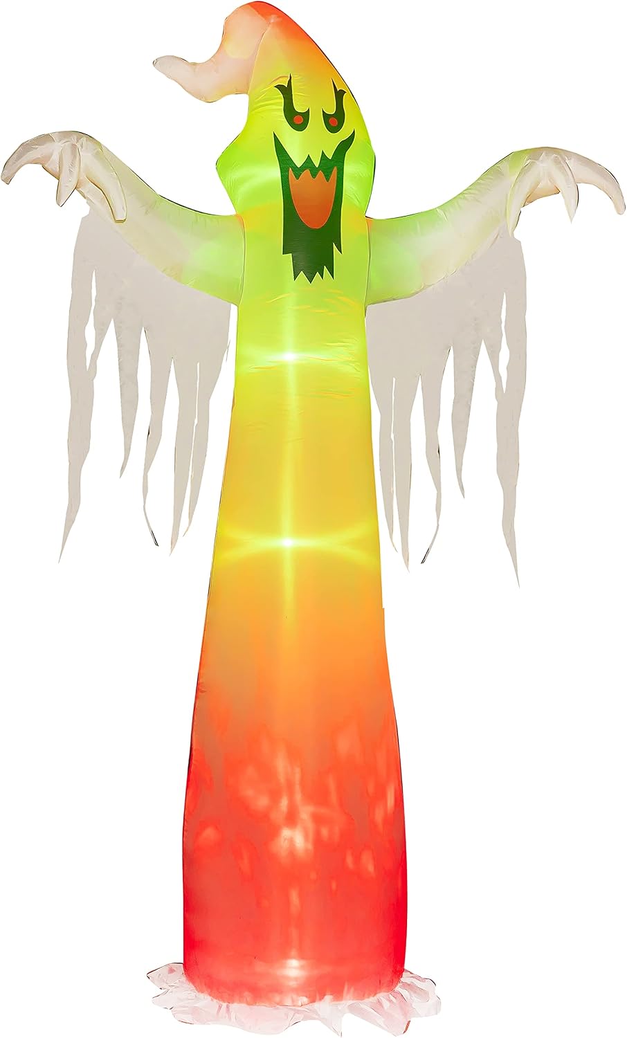 Hourleey 9-Foot Halloween Ghost Inflatable – White – product detail