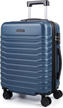 LIGHT FLIGHT LF4105006 Carry-On Suitcase – 20 Inch, Blue