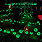 BeHiller BGYQG001 2-Pack 12-LED Solar Eyeball Garden Lights – Green – product detail