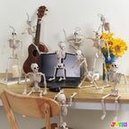 JOYIN 15668 5-Pack 16-Inch Posable Halloween Skeletons – Original – product detail