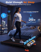 Rockare Under-Desk Walking Treadmill – Black – product detail