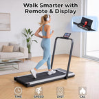 KMFurnila PBJ-FS01-SR2 Walking Treadmill – Steel Silver – product detail