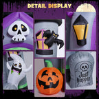 ZPISF Halloween Castle 12 ft 12-Foot Halloween Castle Archway Inflatable – Multicolor – product detail