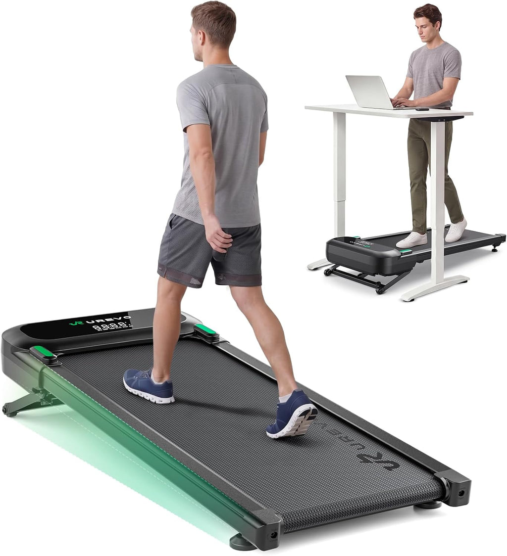 UREVO URTM054 Walking Treadmill – Carbon-Black