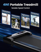 Vhorilix XM-A1 Under-Desk Walking Treadmill – Black – product detail