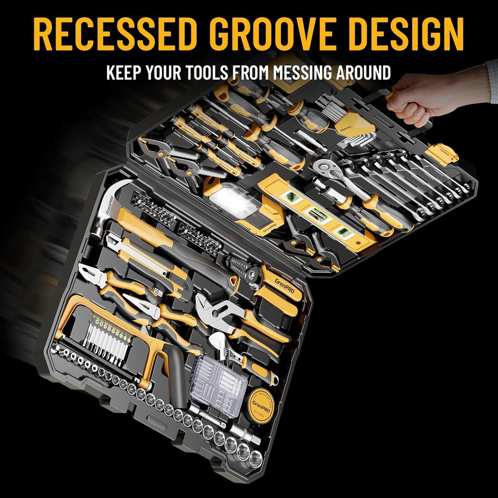 GRENPRO 074191 239-Piece Mechanics and Household Tool Kit – 239PCS Tool Kit – ‎239PCS Tool Kit – product detail