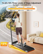 TOPUTURE Under-Desk Walking Treadmill – Black – product detail