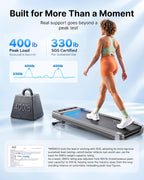 MERACH Under-Desk Walking Treadmill – Silver – product detail