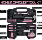 MARTCOLOR M836-Pink 58-Piece Household Hand Tool Kit – Pink – product detail