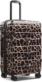 VIVIcity HW-BaoWen-20in Carry-On Suitcase – S (20 In Carry-on), Leopard Print