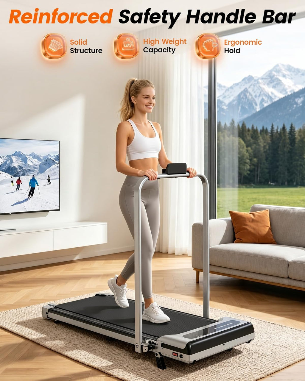 ICYLOOT Walking Treadmill – Sliver – product detail