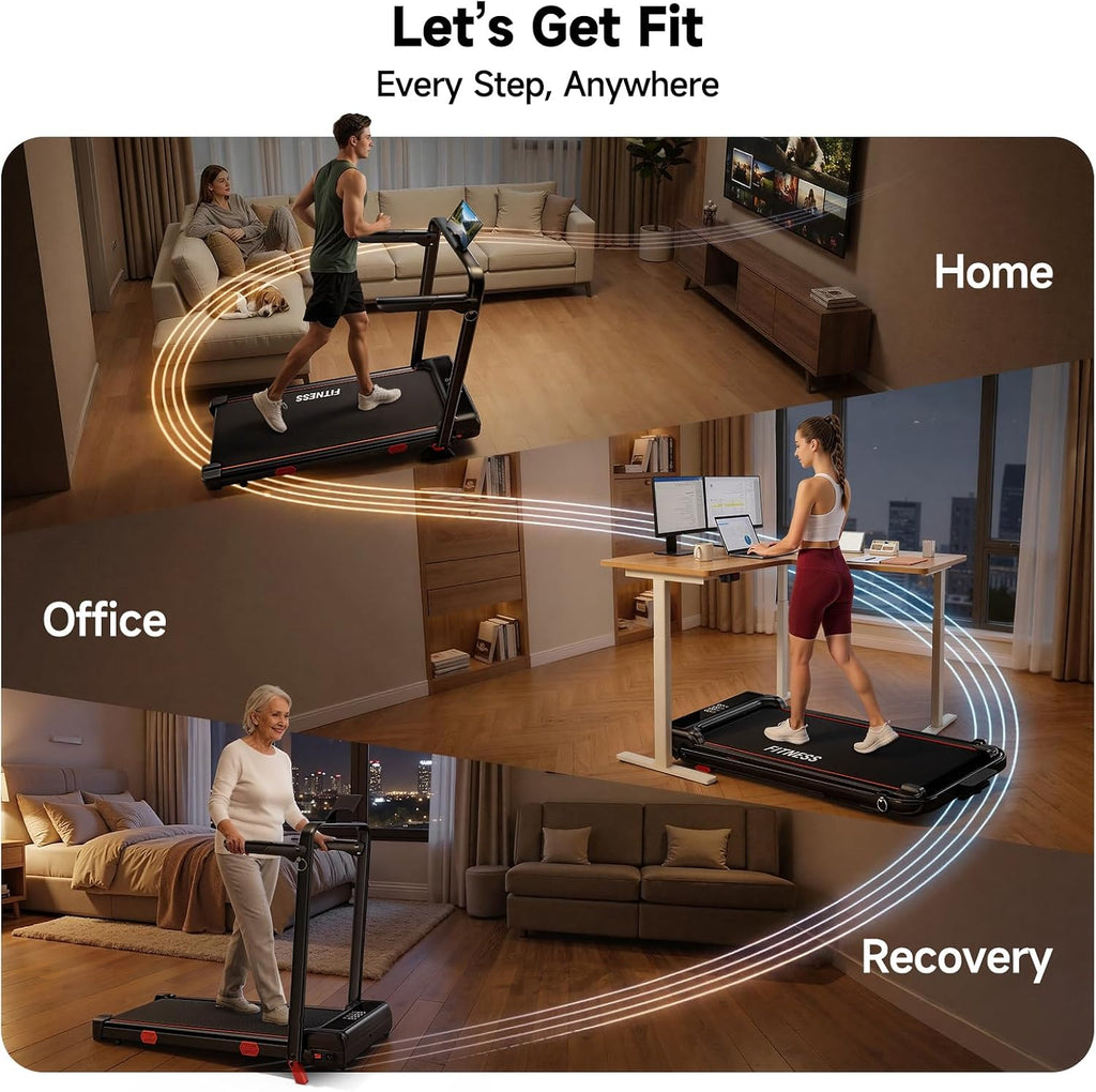 RHYTHM FUN CP03 Walking Treadmill – Matte Black – product detail