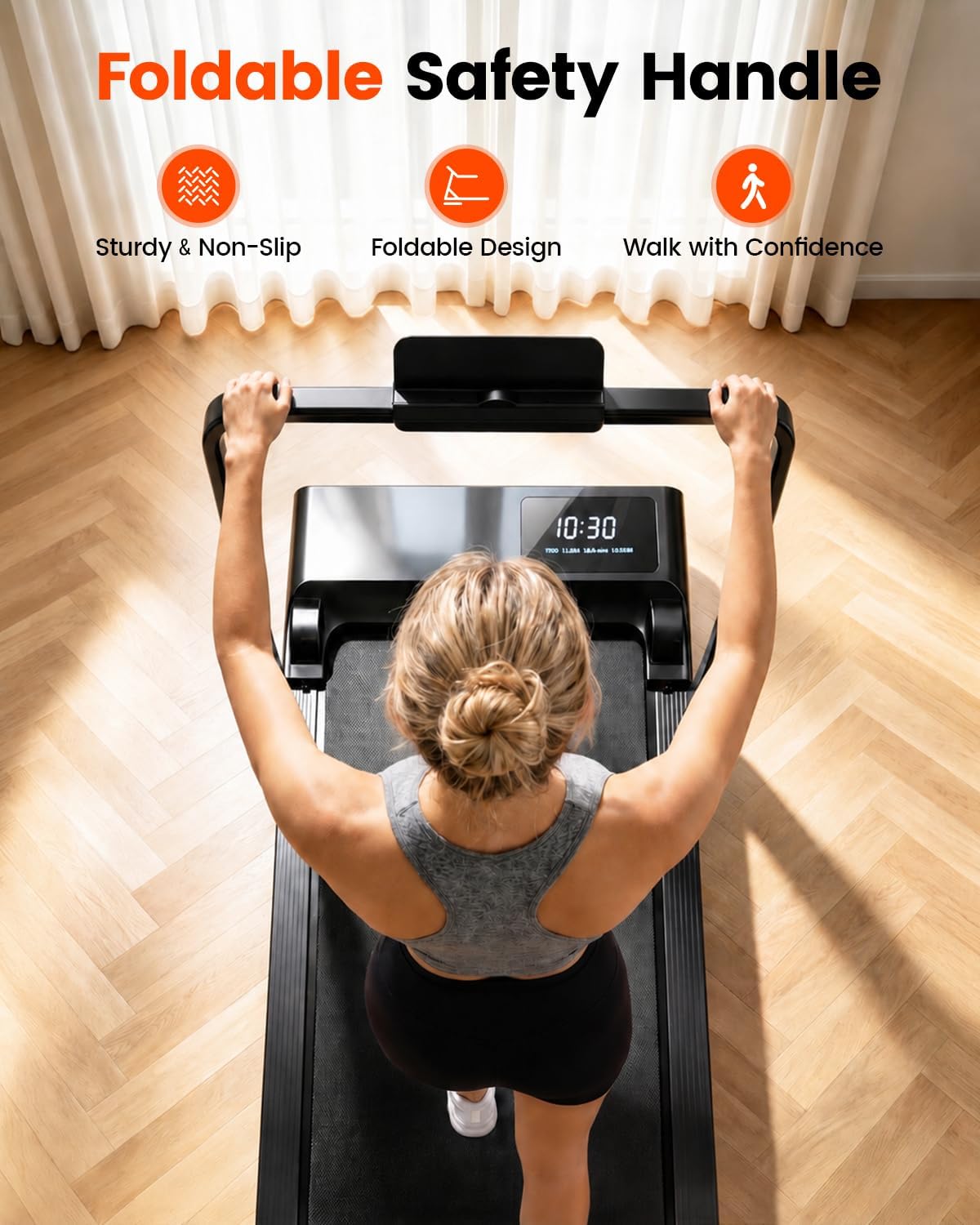 ICYLOOT Walking Treadmill – Black – ‎Black – product detail