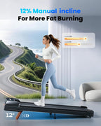 Abonow Under-Desk Walking Treadmill – Black – product detail