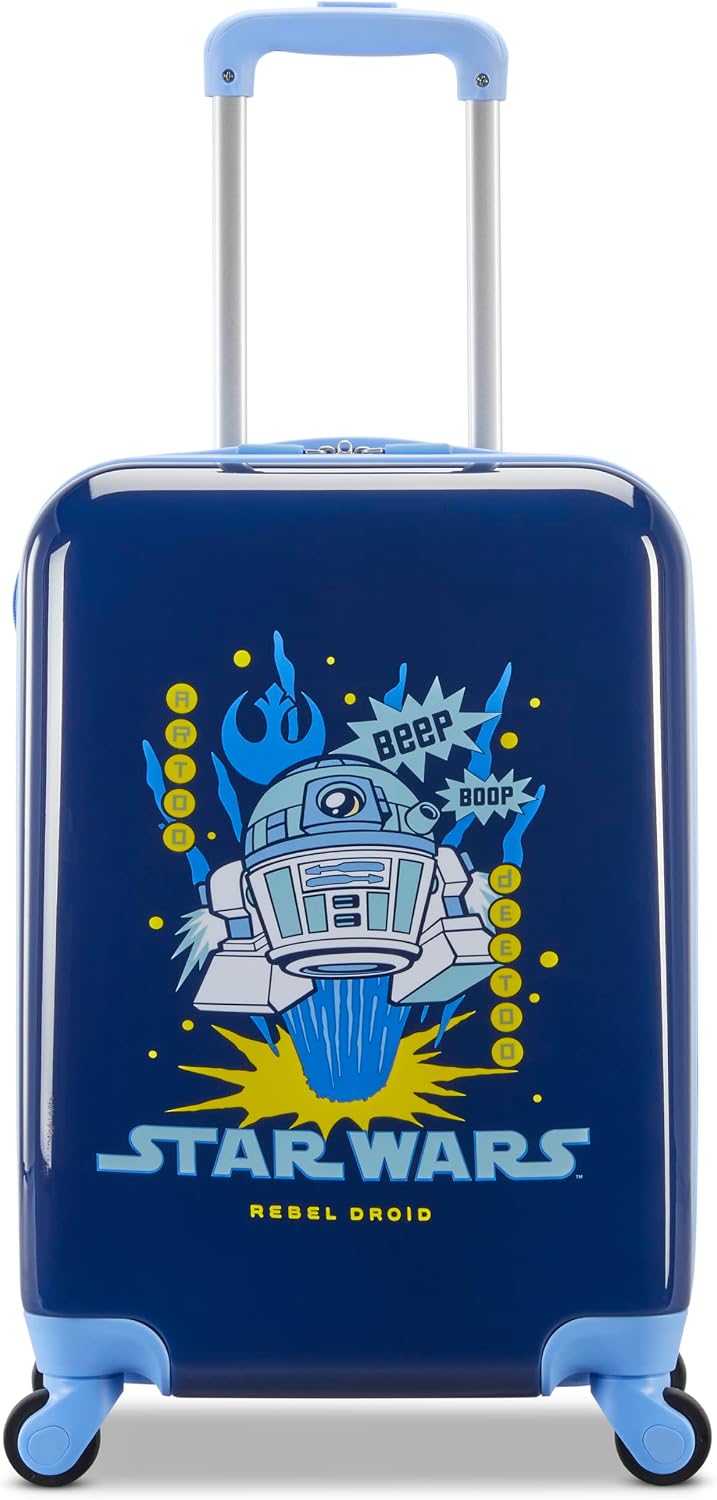 American Tourister 154616-4431 Hardside Carry-On Suitcase – Carry-On 18-Inch, R2-D2 – R2-D2 / Carry-On 18-Inch – product detail