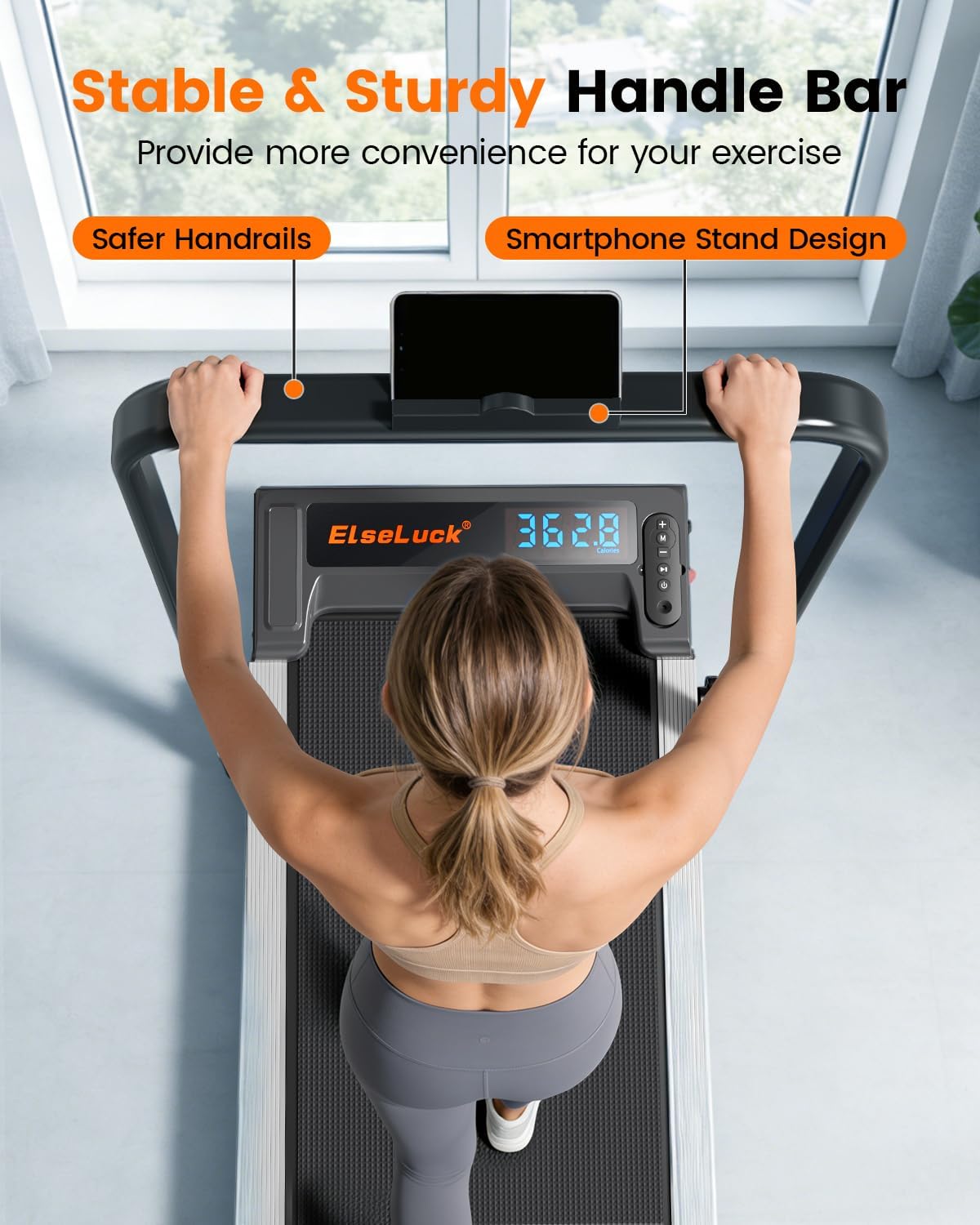 Elseluck Walking Treadmill – black – product detail